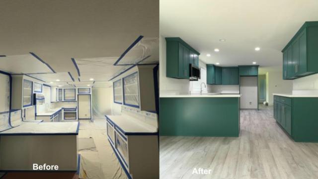 Kitchen Remodel – Cabinet Painting & Full Interior Update